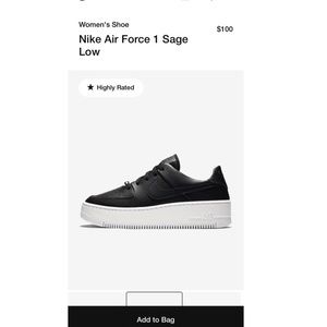 Black Nike Air Force 1